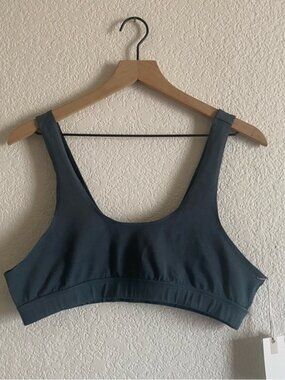 Good American Lounge Scoop Top Orion Blue Size 4